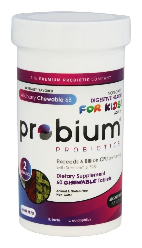 Probium Kids Blend 6 B (Age 2+) Wild Berry Capsules, 60 Count