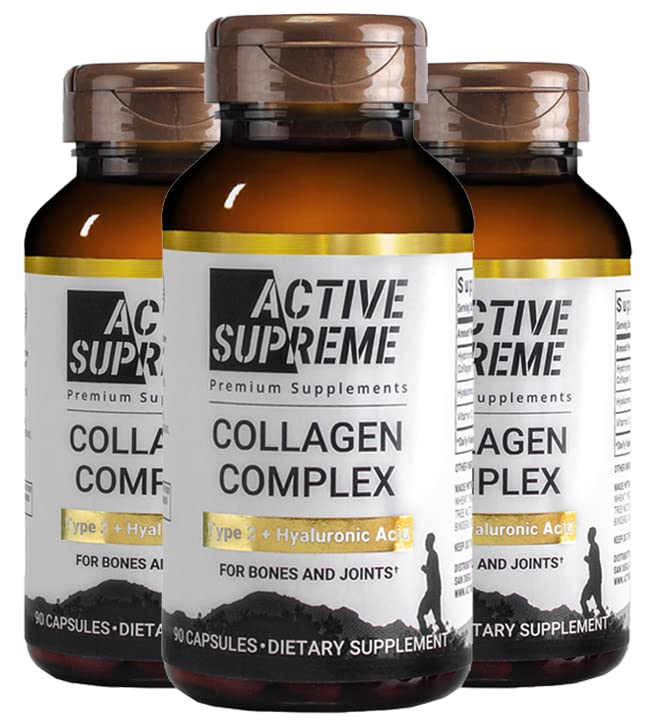 Active Supreme Type 2 Collagen for Joint Support Capsule 3-Pack