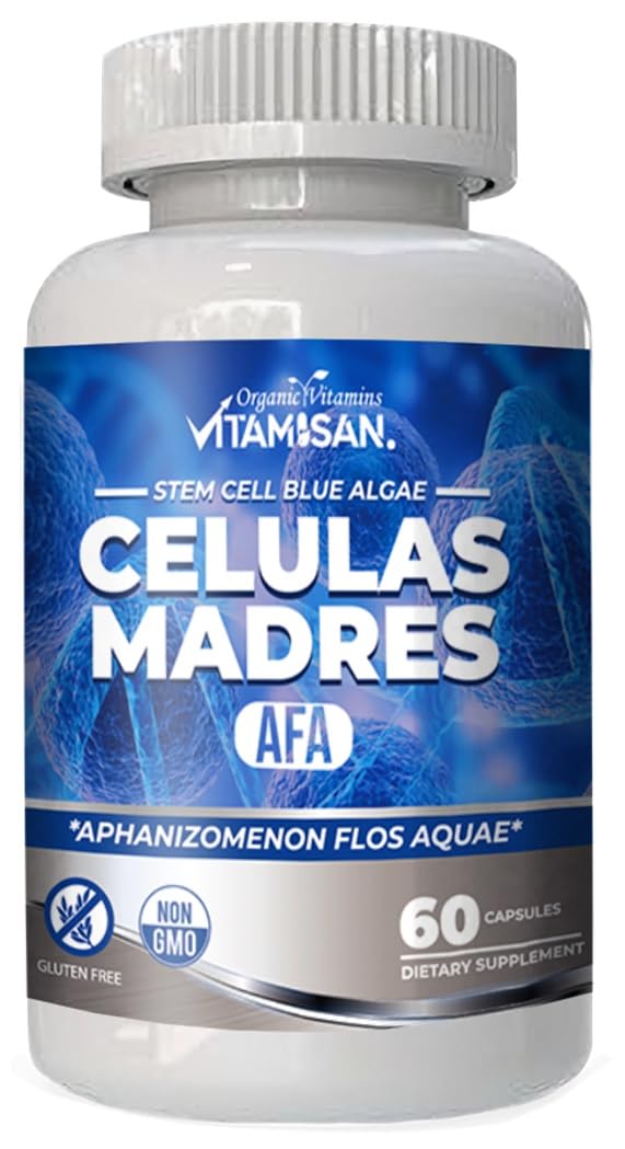 VITAMISAN Celulas Madres Stem Cell Blue Algae AFA, 480 Capsules