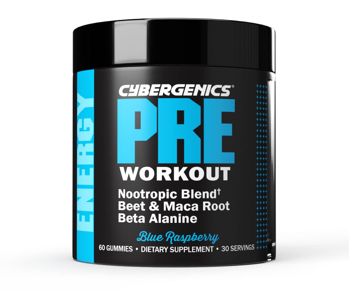 Cybergenics Pre Workout Gummies 60 Gummies
