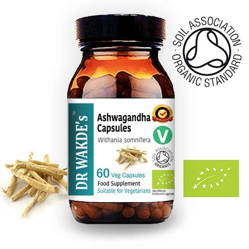 DR WAKDE'S Ashwagandha Capsules, 60 Veg Caps