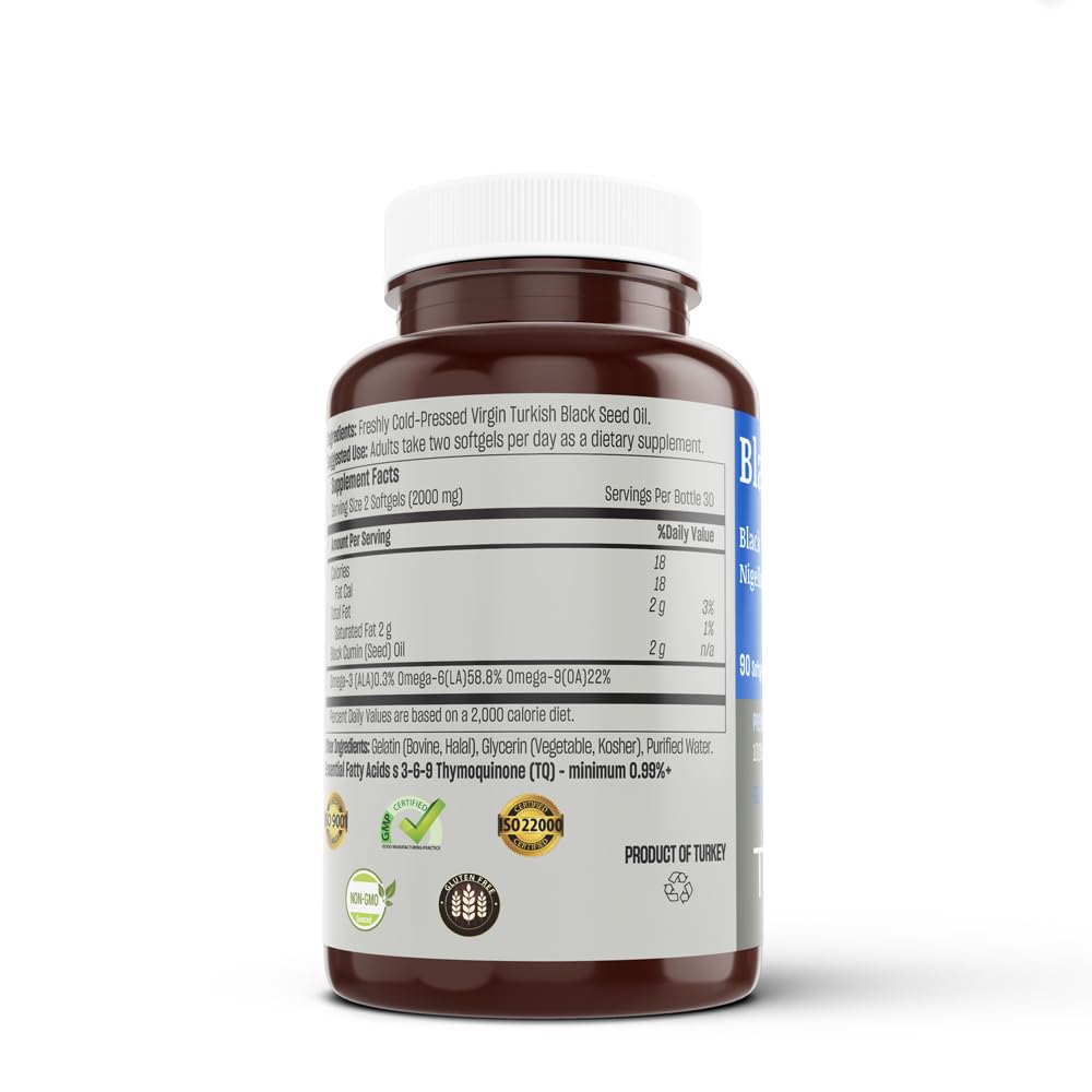 TALYA Black Seed Oil Softgel 90 Count