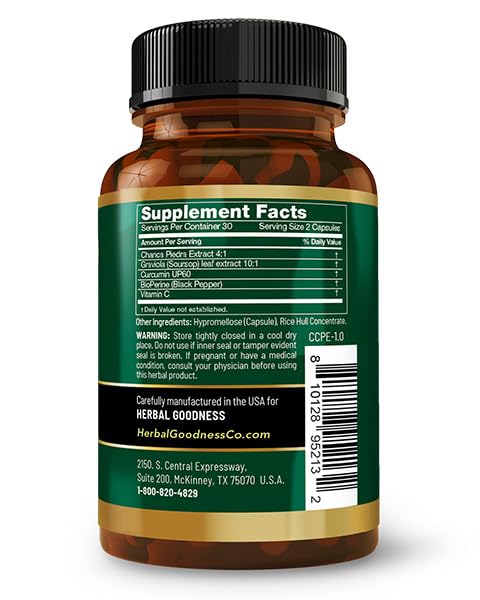 Herbal Goodness Chanca Piedra Capsules, 60 Count