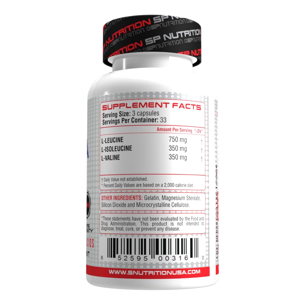 S Nutrition BCAA 2:1:1 Capsules, 90 Capsules