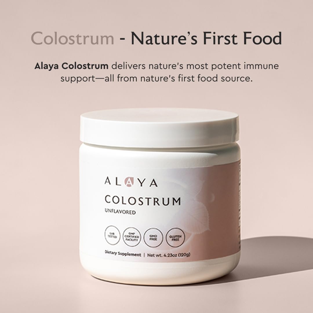 Alaya Naturals Bovine Colostrum Powder 4.23 Ounce