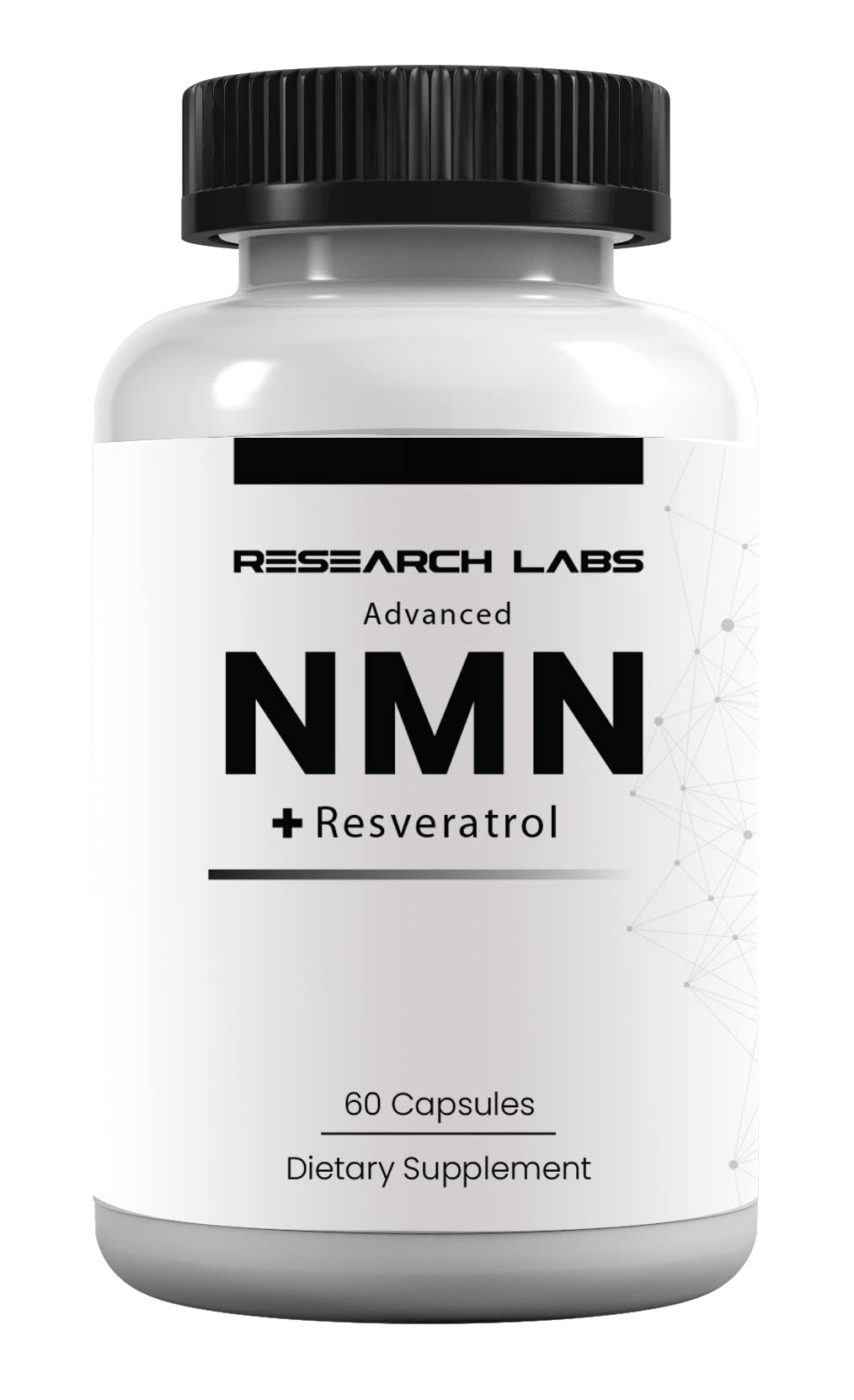 Research Labs Advanced NMN Resveratrol & Betaine (TMG) Longevity Formula Capsule 60 Count