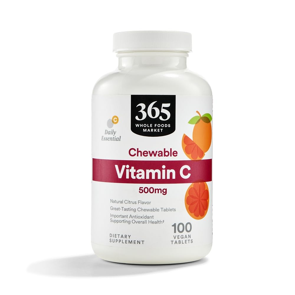 365 by Whole Foods Market Vitamin C 500mg Tablet, 100 Tablets