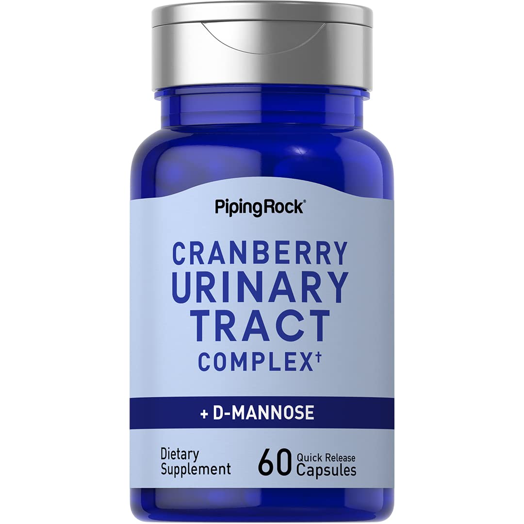 Piping Rock Cranberry Complex with D-Mannose & Probiotic Blend 60 Capsules
