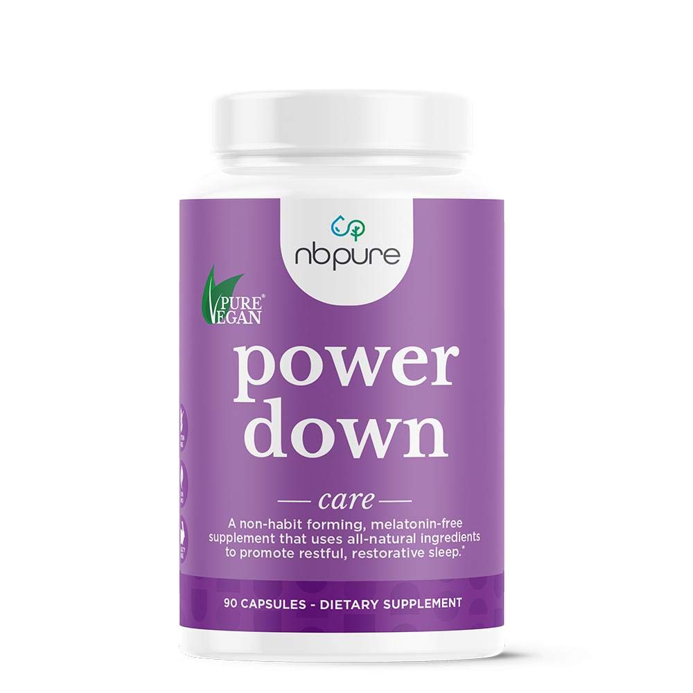 nbpure Power Down Sleep Supplement Capsule, 90 Count