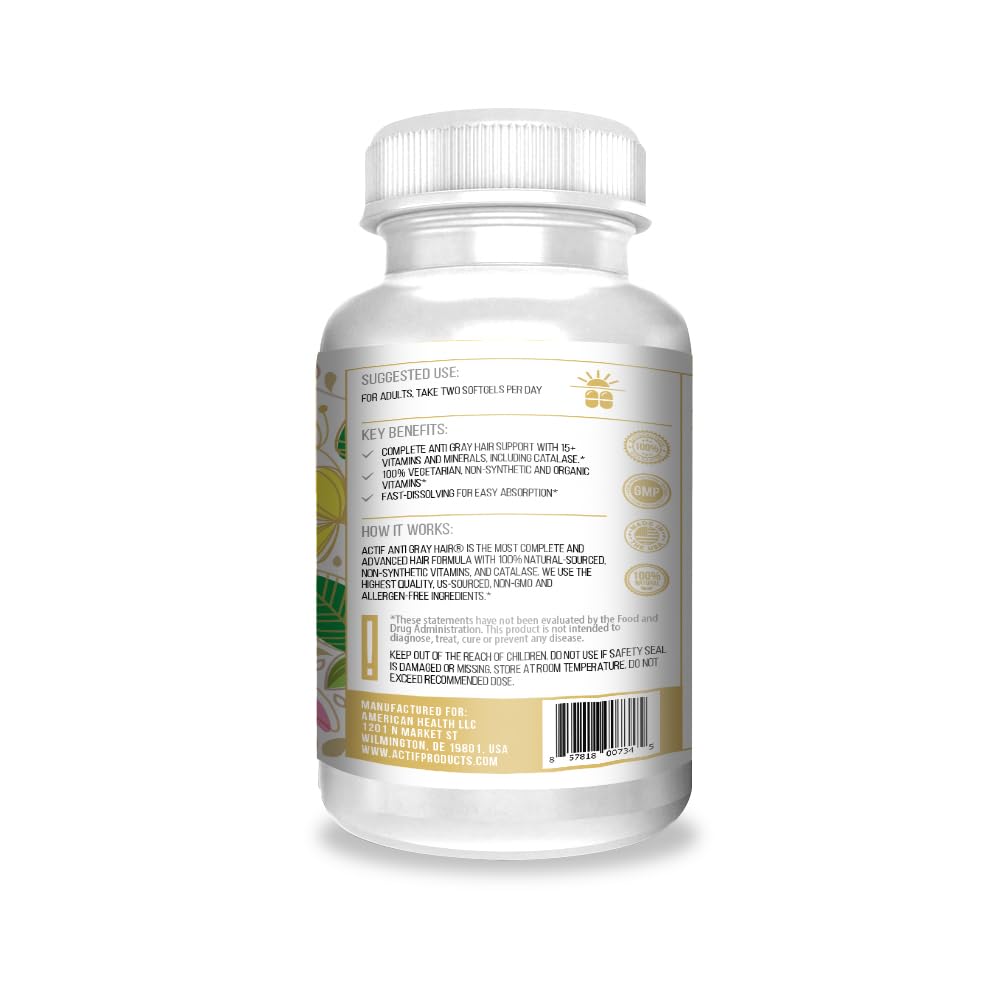 ACTIF Anti-Gray Hair Mega Support for Women Softgel 1 Count