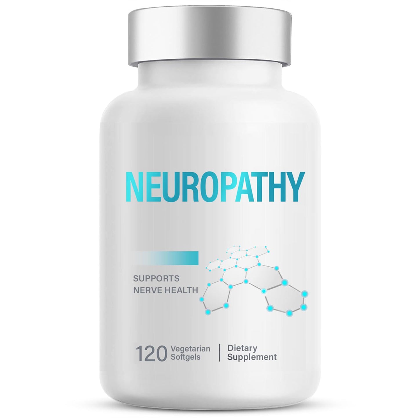 Purixia Neuropathy Support Nerve Supplement with Alpha-Lipoic Acid 600mg Softgels, 120 Count