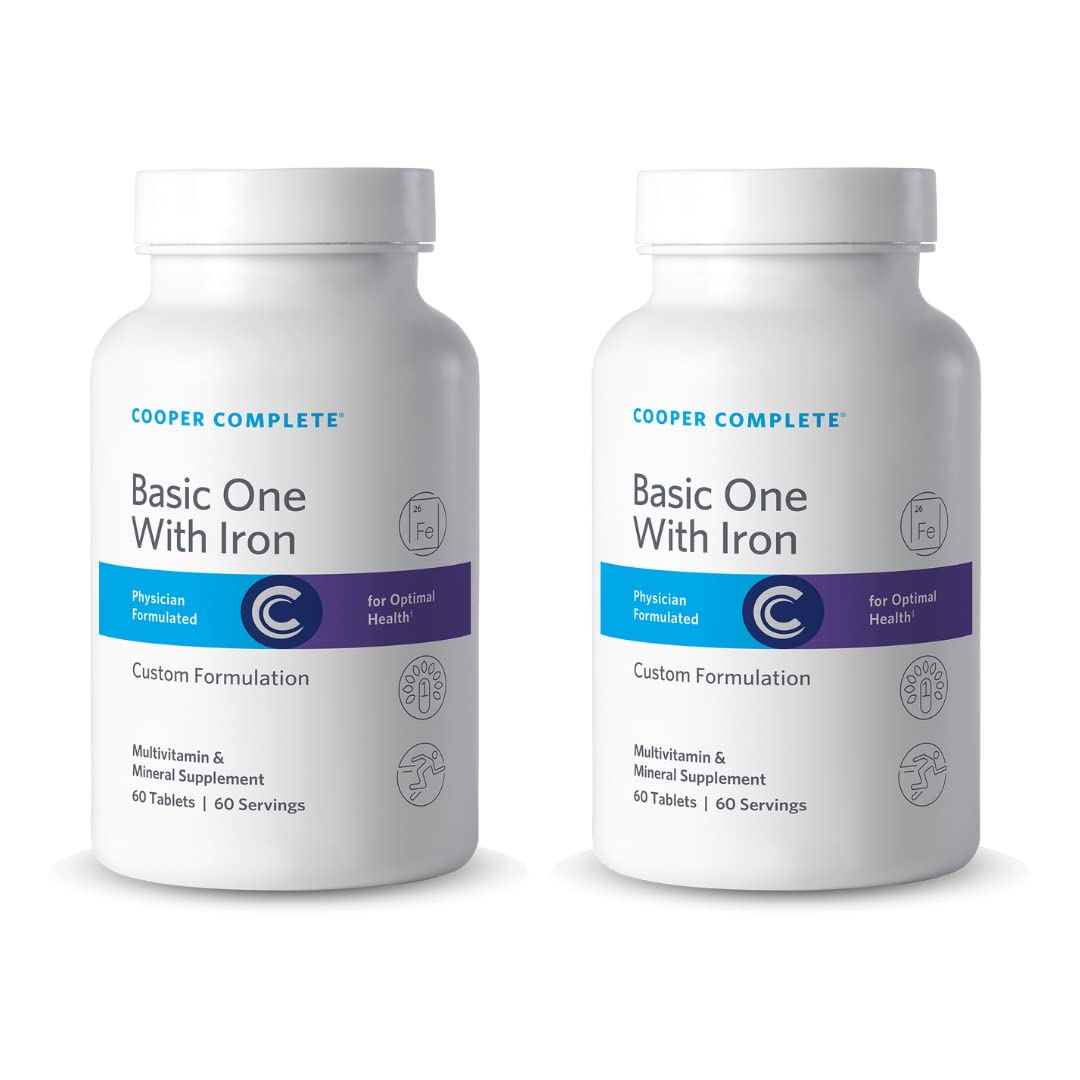 Cooper Complete Basic One Multivitamin with Iron Tablets 120 Count