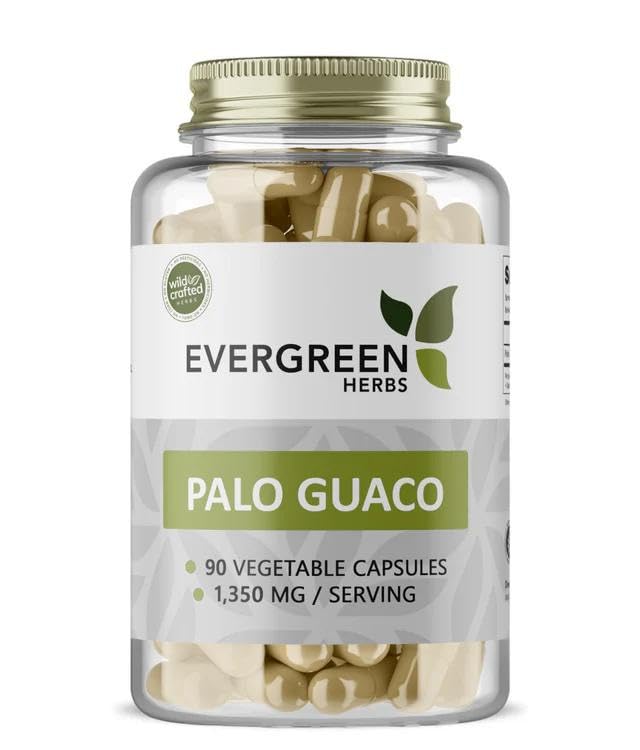 Evergreen Herbs Palo Guaco Capsules 90 Count