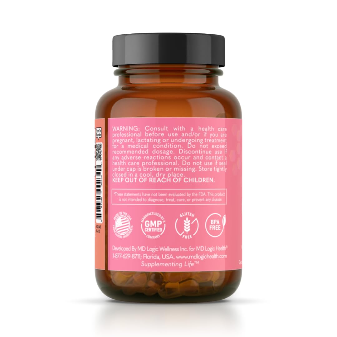 MD Logic Health CoQ10 Heart and Mitochondrial Health Support Capsule, 1 Count