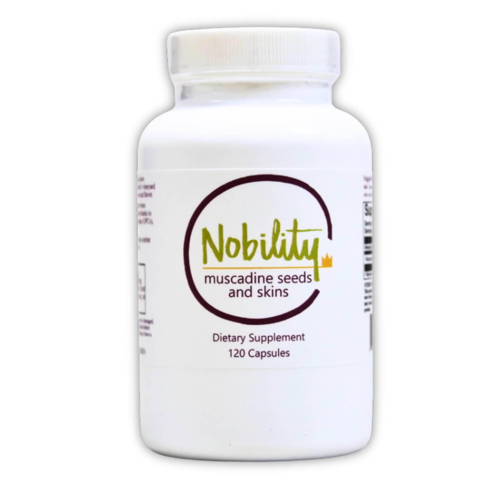 NOBILITY Muscadine Seed & Skin Blend Capsules, 60 Capsules