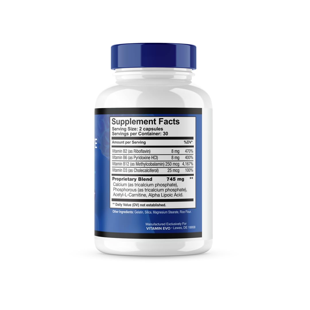 Vitamin Evo Neuro Thrive Brain Supplement Capsules 120 Count