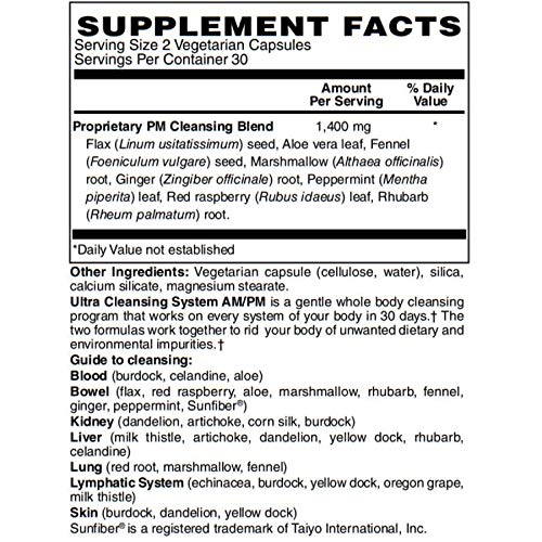 BariatricPal Ultra Cleansing System AM/PM Vegetarian Capsules, 120 Capsules