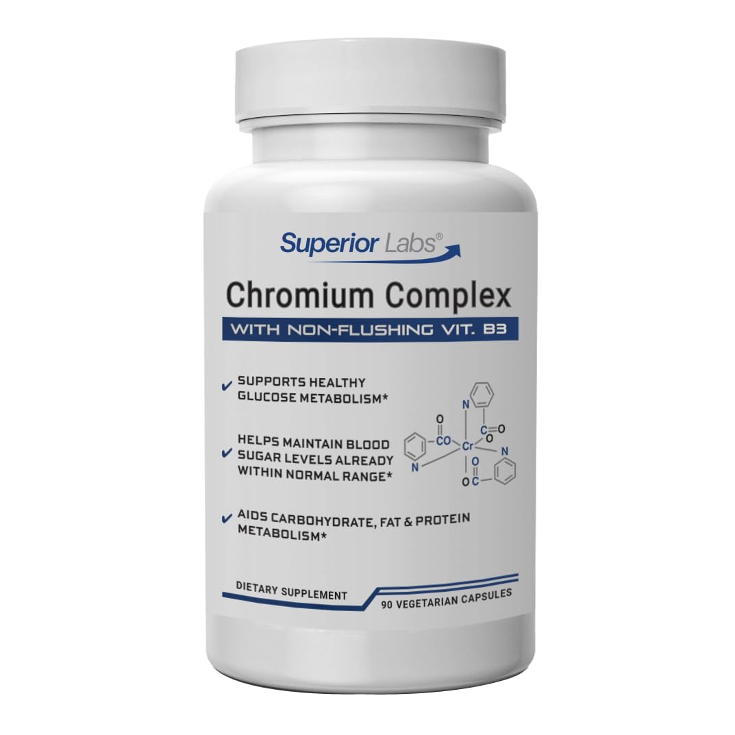 Superior Labs Chromium Complex Capsules 100 Count