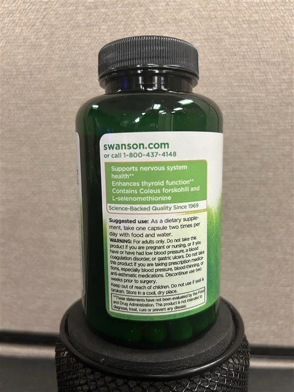 Swanson Thyroid Essentials 180 Capsules
