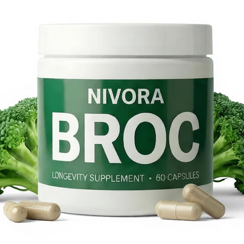 Auivty NIVORA BROC Supplement Capsules, 190 Count