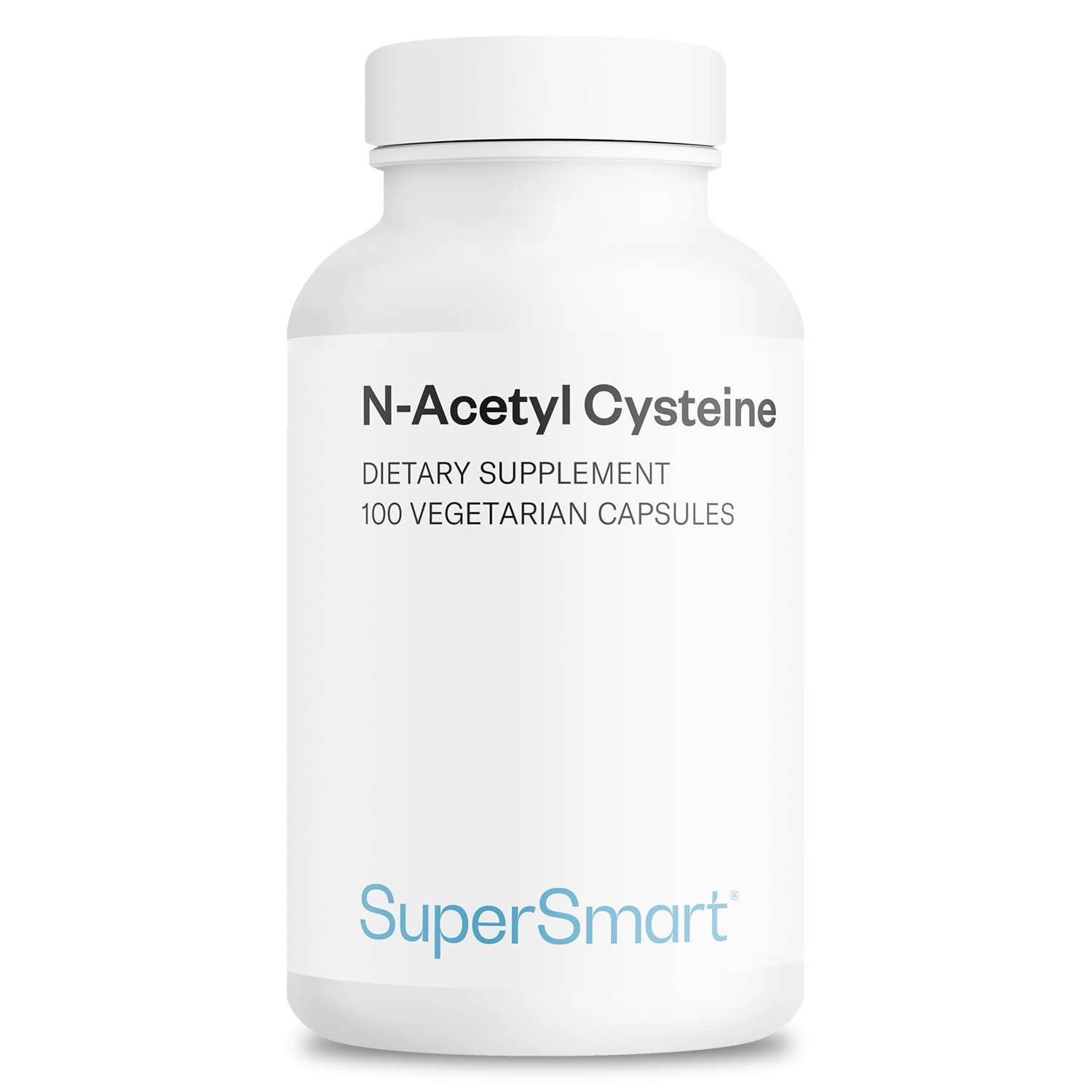 Supersmart NAC N-Acetyl Cysteine 1800 mg Per Day Capsules, 100 Count