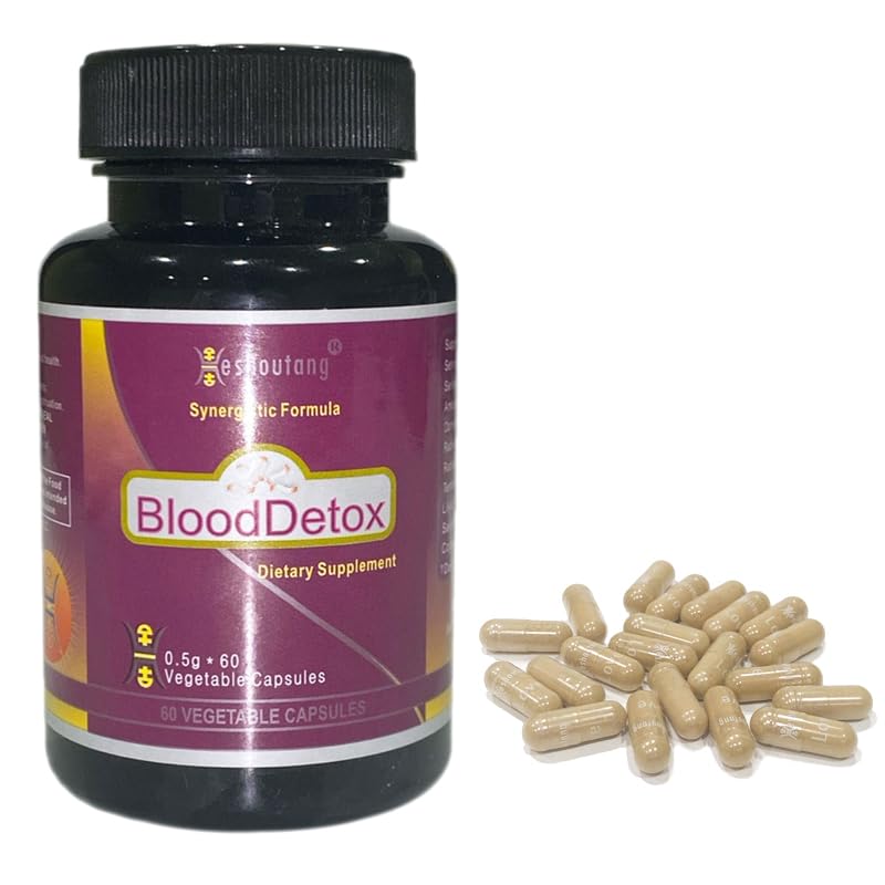 Heshoutang BloodDetox Market Proven Herbal Blood Cleanser 60 Capsules