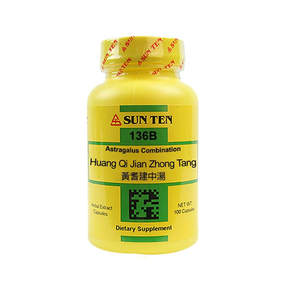 Sun Ten Astragalus Combination 500mg Capsules, 100 Count