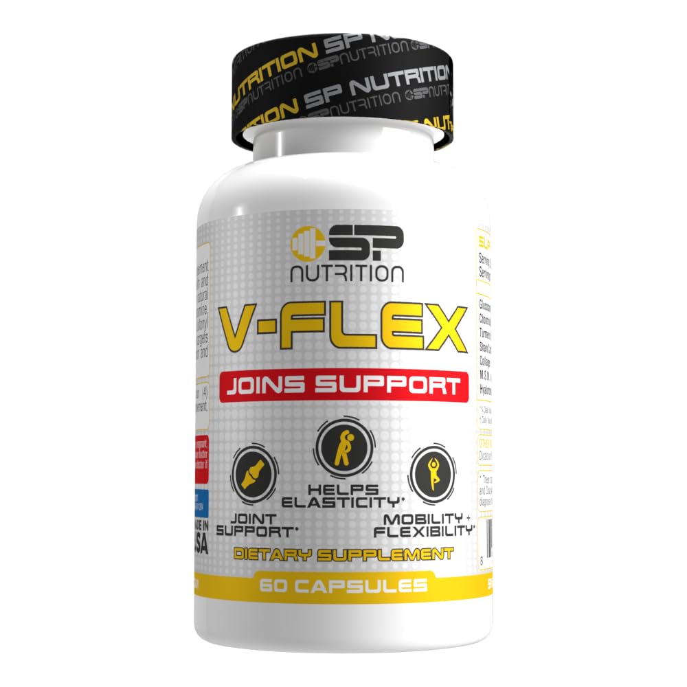 S Nutrition V-Flex Advanced Joint Support Supplement with Glucosamine, Chondroitin, MSM, Collagen & Hyaluronic Acid Supports Mobility & Flexibility, 90 Capsules
