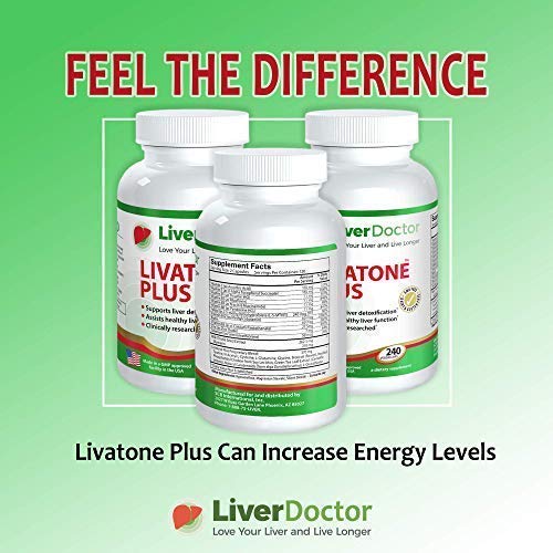 Livatone Plus Liver Detox Capsules 240 Count
