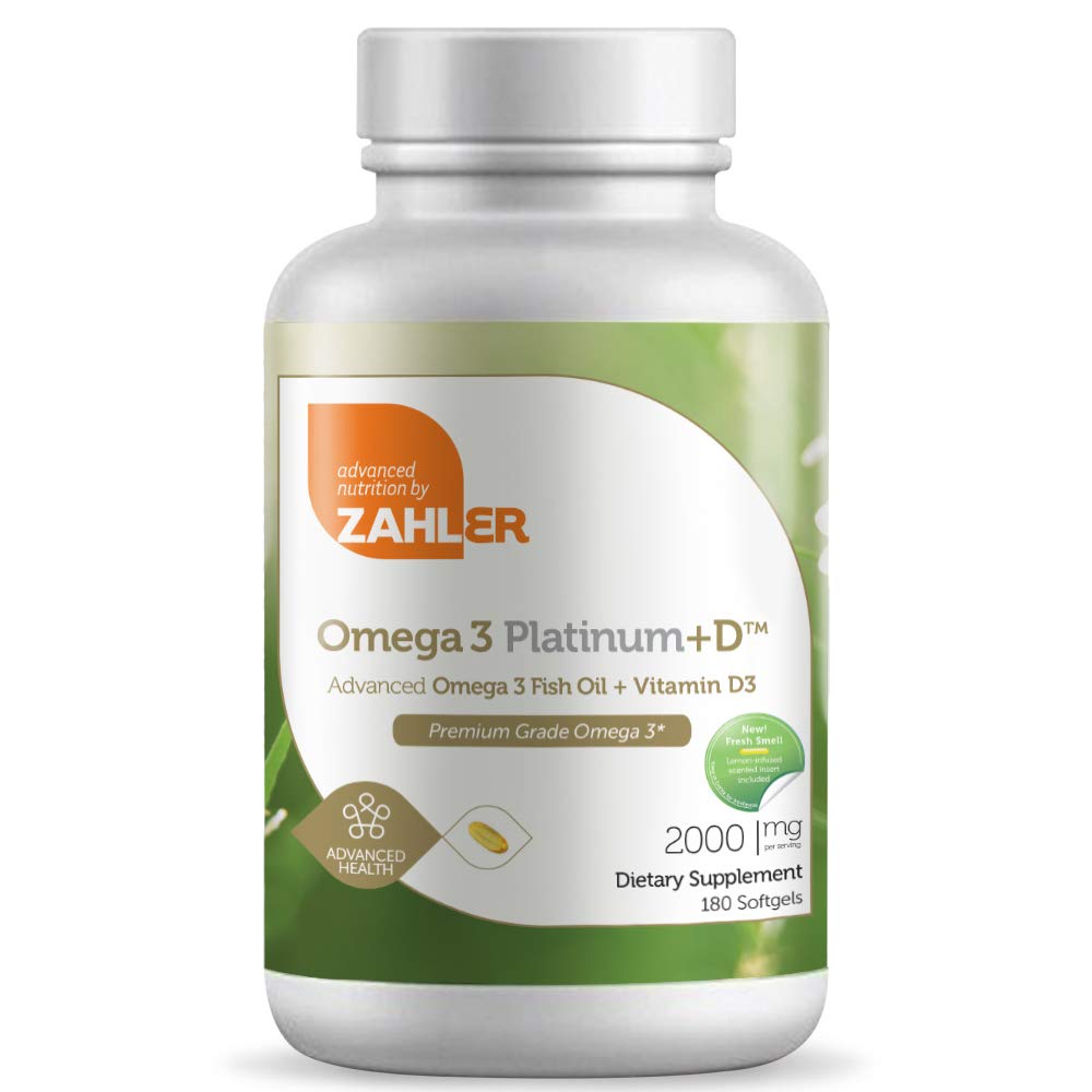 Zahler Omega 3 Platinum +D Softgels 90
