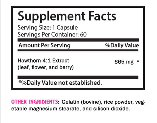 SWAN LIFE ESSENTIALS Hawthorn Extract Capsule 60 Capsules