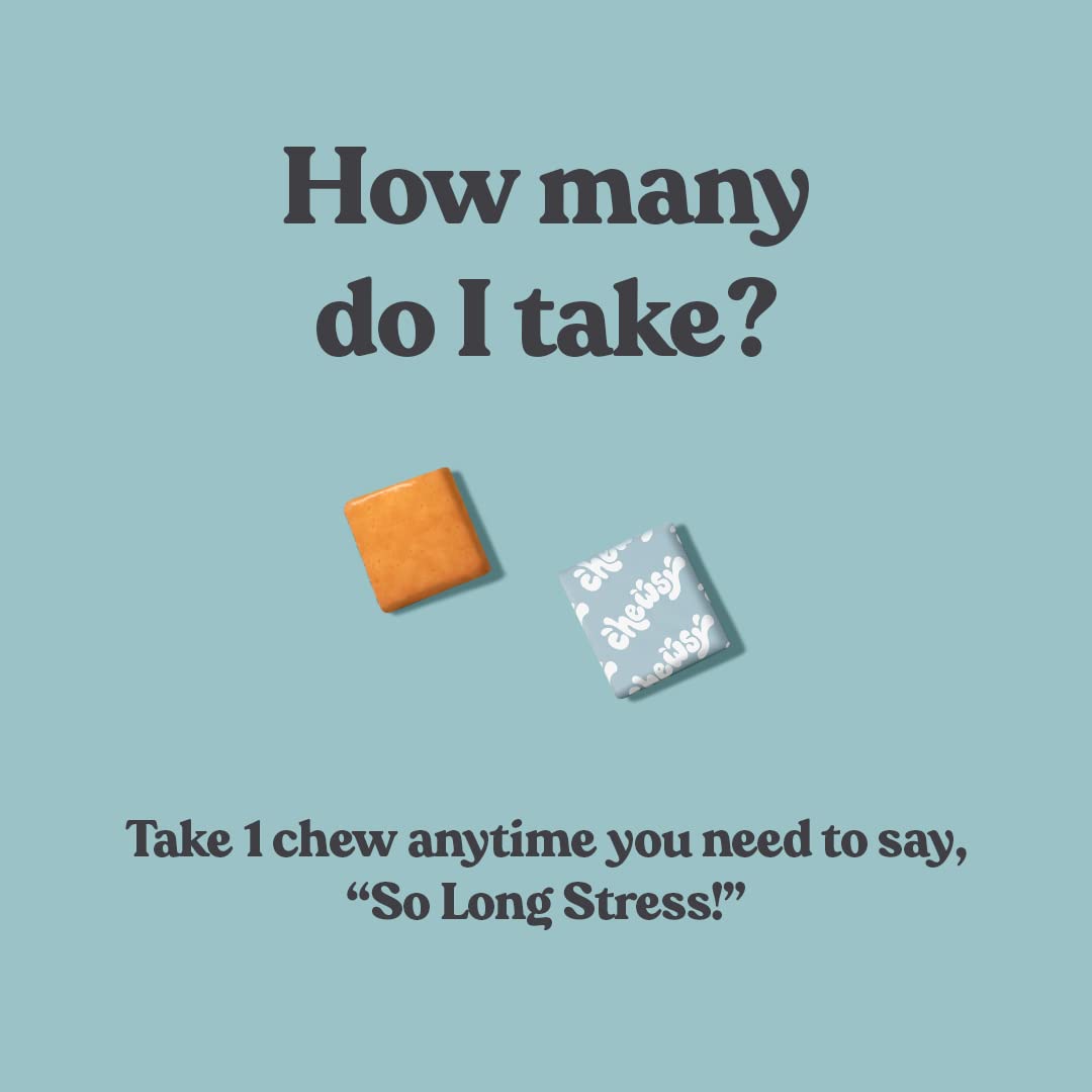 CHEWSY So Long Stress Calm Fruity Chews Chewable 30 Count