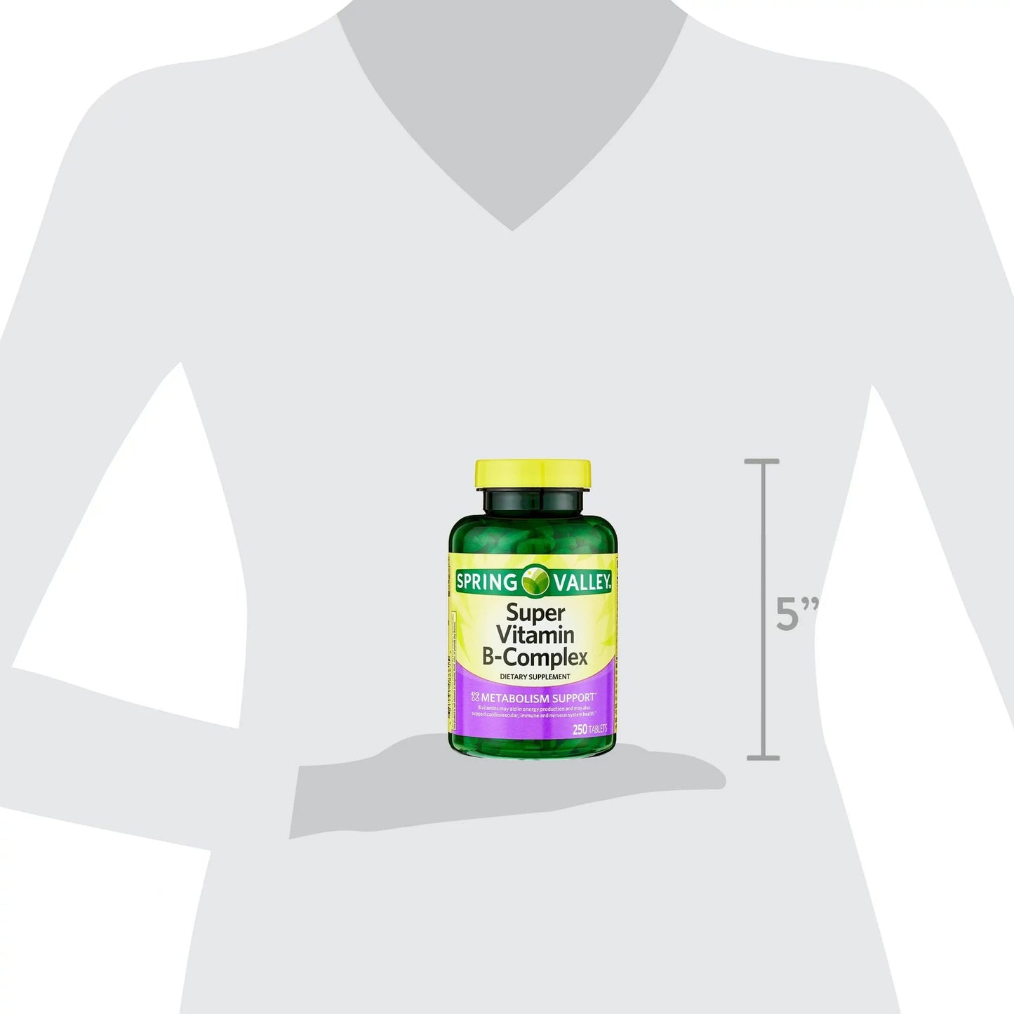 SPICIXE Vitamin B-Complex Tablets, 250 Count