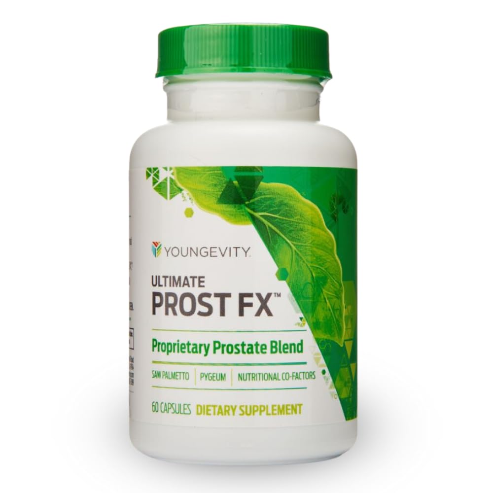 Youngevity Ultimate Prost Fx Saw Palmetto + 9 Herb Blend for Men's Prostate Health DHT Support Urinary and Prostate Supplement 60 Capsules