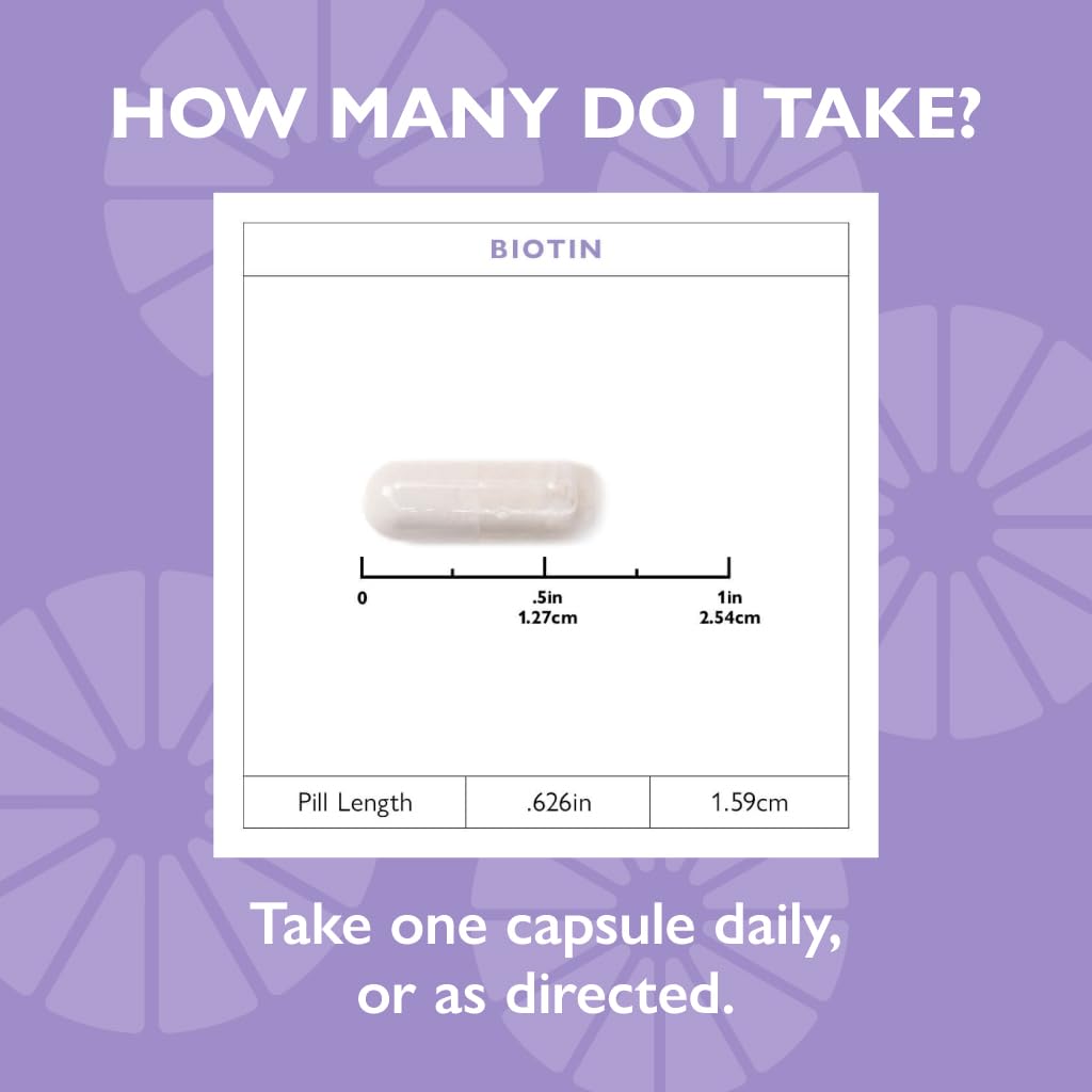 Celebrate Bariatric Supplements Biotin 5,000 mcg Capsule, 90 Count