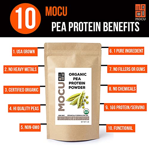 Get Chia Certified Organic US Grown Pea Protein Powder, 16 oz