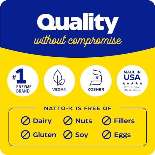 Enzymedica Natto-K Capsules, 90 Capsules