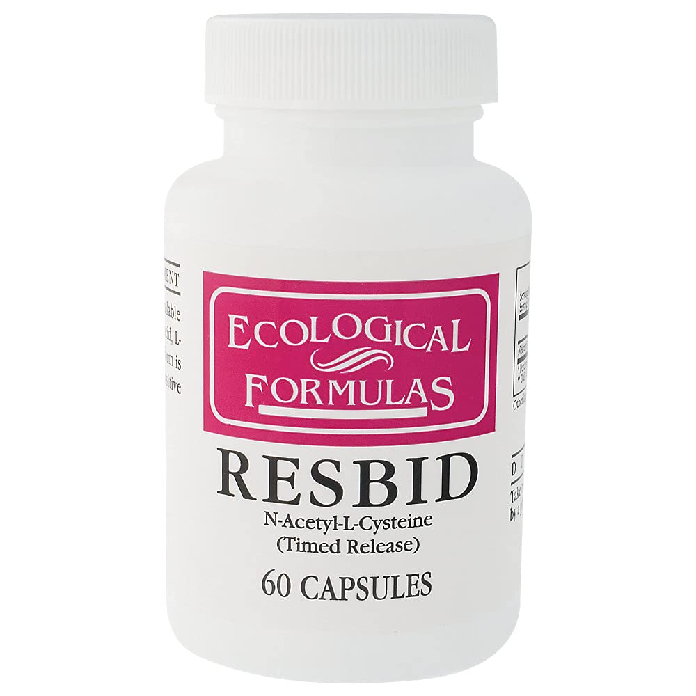 Cardiovascular Research Resbid Acetylcysteine 500 mg Capsule, 60 Count