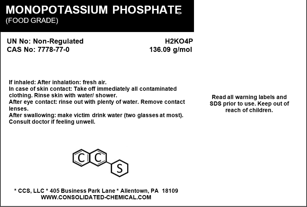CCS Consolidated Chemical & Solvents Monopotassium Phosphate Powder 1 kg