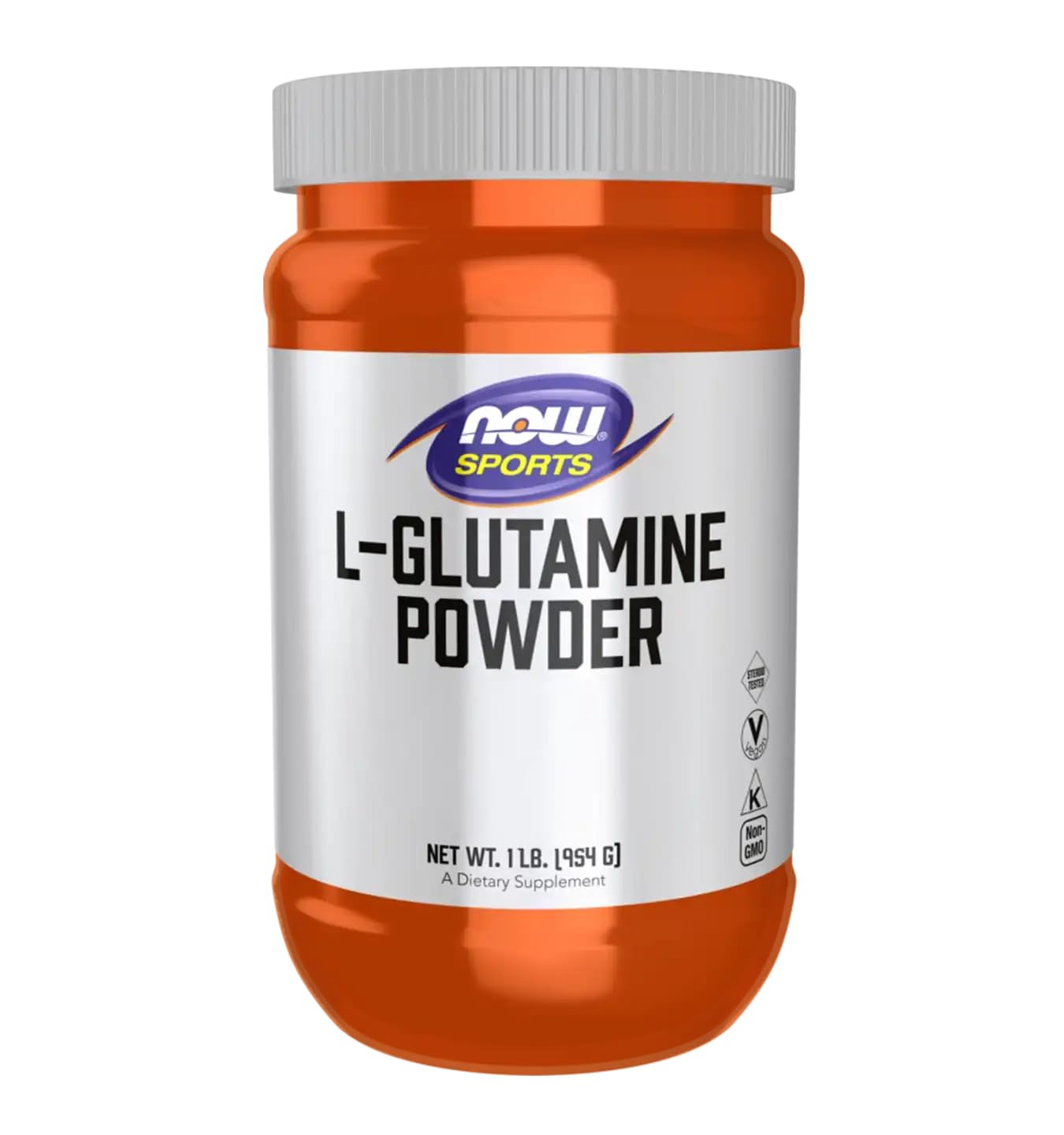 NOW Foods L-Glutamine Powder, 1