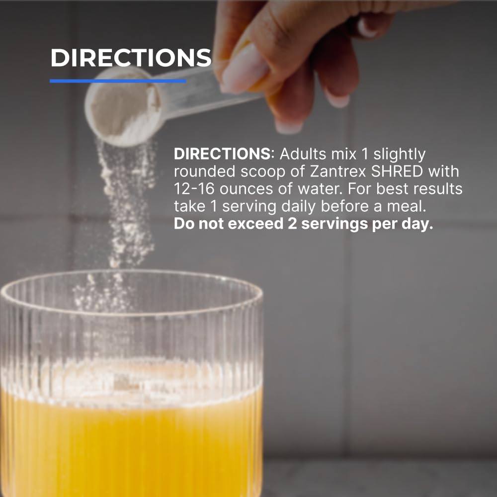 Zantrex Shred Powder Colada Kick 7.4 oz