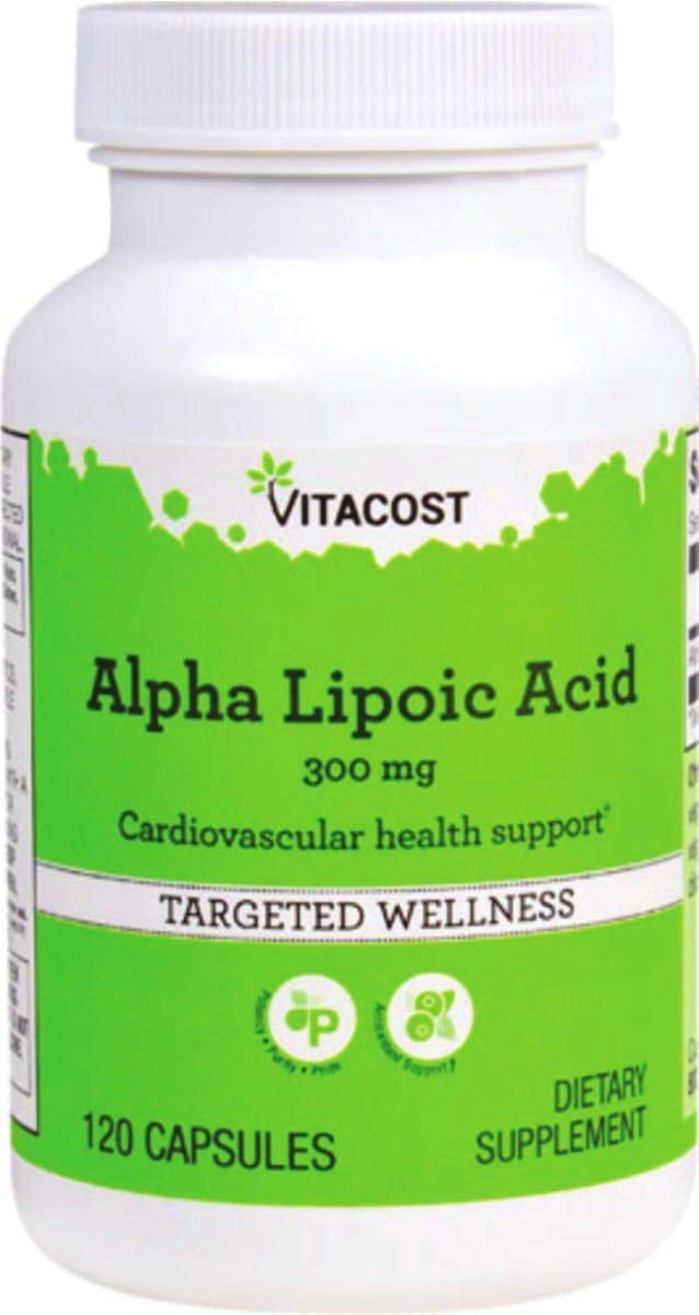 Vitacost Brand Alpha Lipoic Acid 300 mg Capsule, 120 Capsules