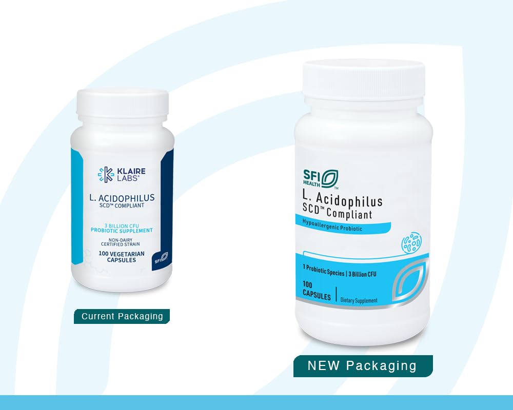 SFI Health L. Acidophilus Probiotic Capsule, 200 Capsules