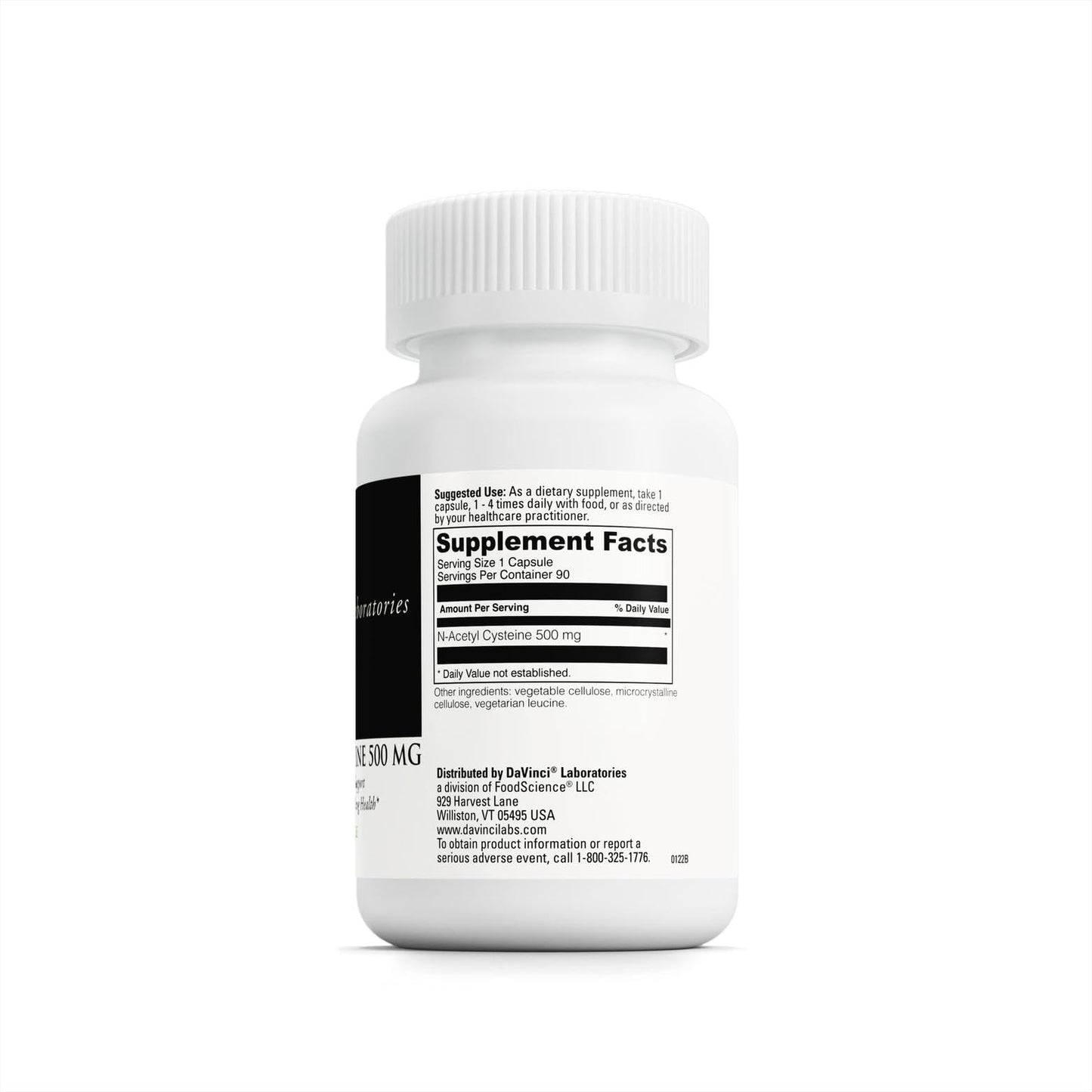 DAVINCI N-Acetyl Cysteine 500 mg Capsule 90 Count