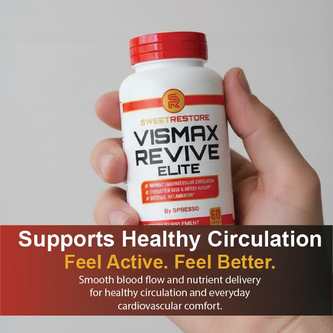 SPRESSO SweetRestore Vismax Revive Elite Capsules, 300 Capsules