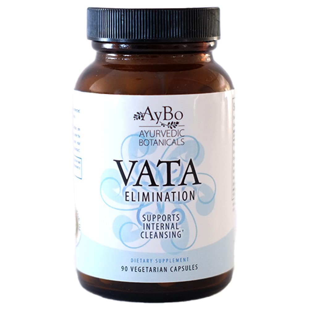 AyBo Vata Elimination Supplement for Constipation Relief, 90 Veg Capsules
