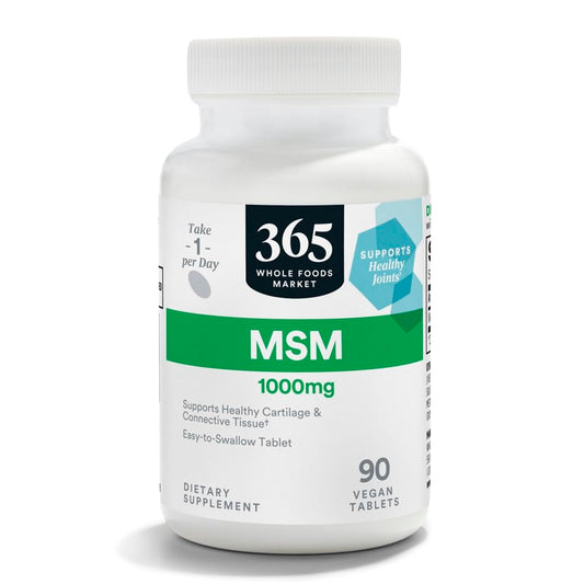 365 by Whole Foods Market MSM 1000mg Tablets, 90