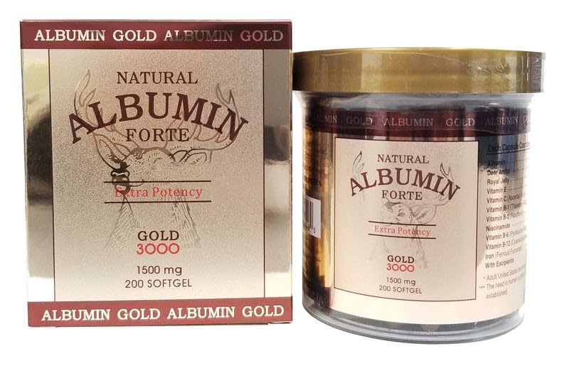 CGMLABS Albumin Forte Deer Horn Royal Jelly Softgel 200