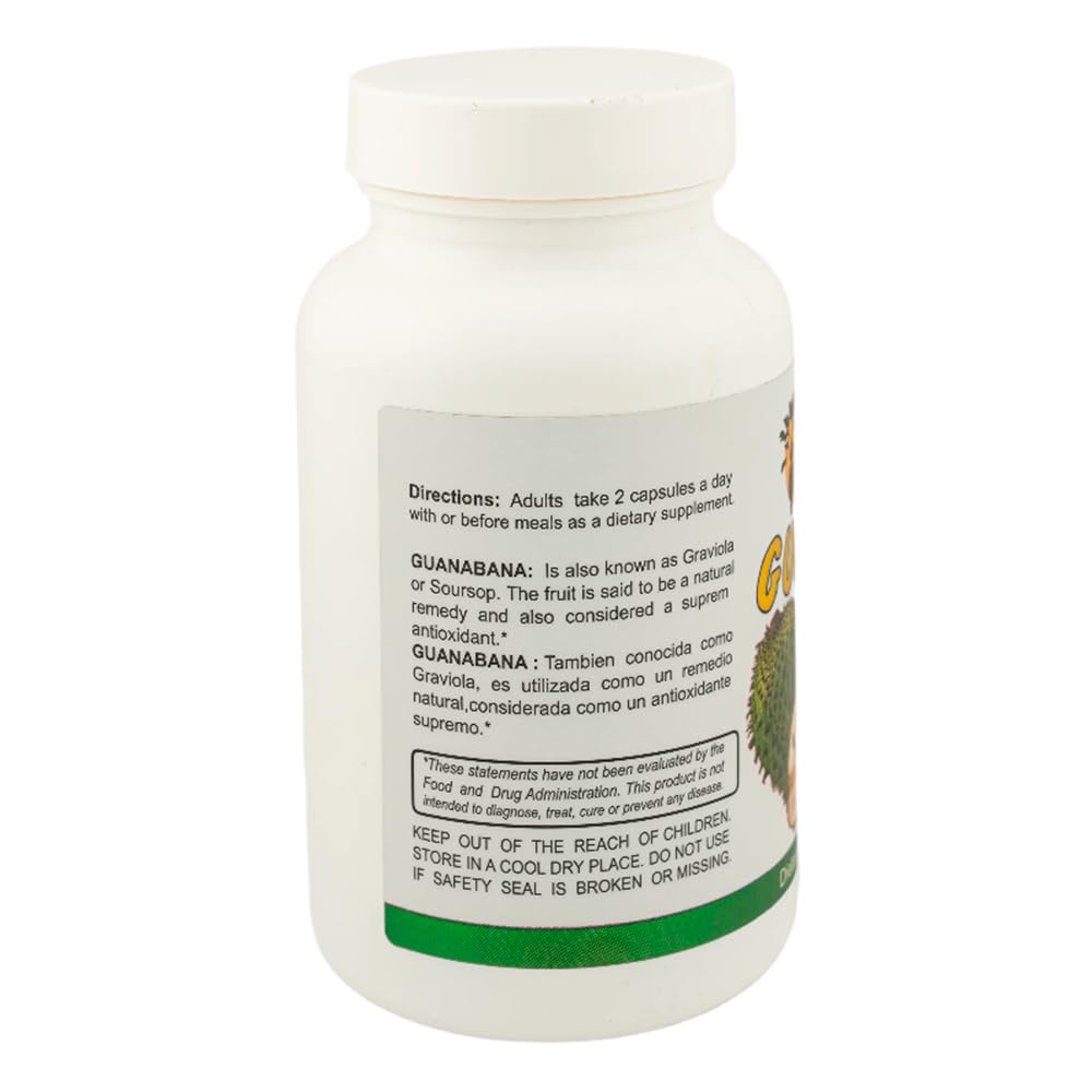 Sunshine Naturals Graviola Supplement Capsules 60 Count