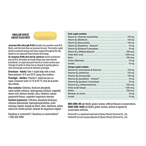 Jamieson Timed Release B100 Complex Caplets, 1 Count
